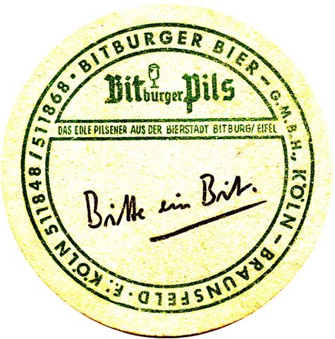 bitburg bit-rp bitburger pils bitte 1b (rund215-das edle pilsener-grn)